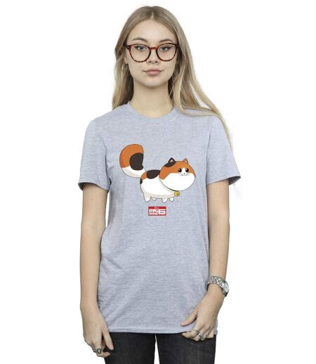 Disney - T-shirt BIG HERO BAYMAX KITTEN POSE - Femme (Gris chiné) - UTBI15890