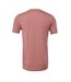 Canvas Triblend T-shirt À Manches Courtes Homme Mauve Bella + Canvas-2