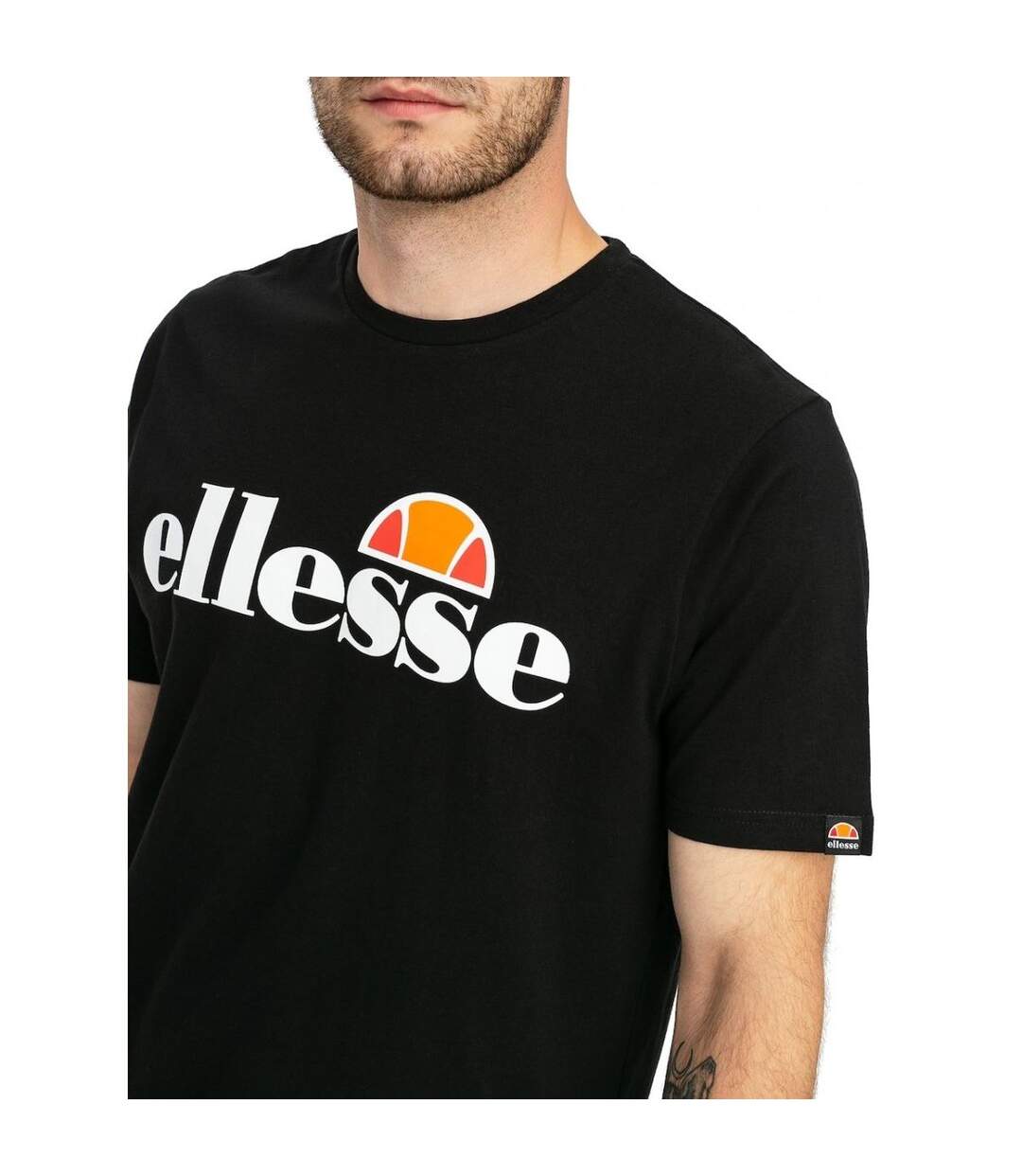 T-shirt Sl Prado Homme Noir Ellesse-3