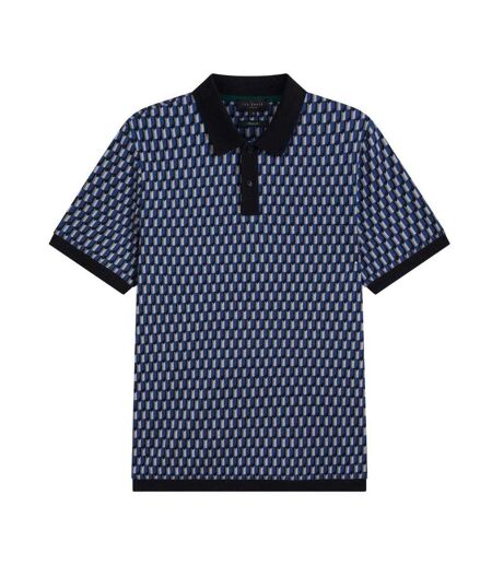 Polo Motif/style À Rayures Hamishs Homme Bleu Marine Ted Baker