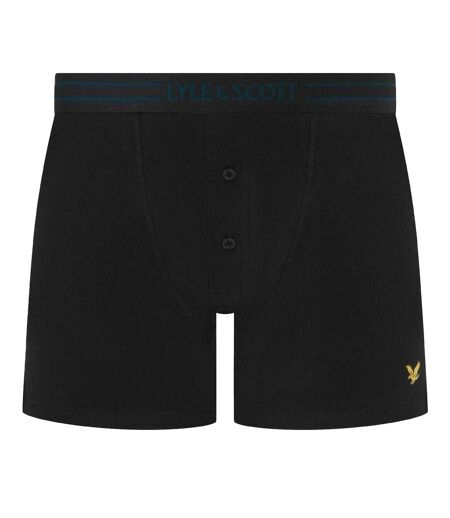 Lot De 3  Boxers Motif/style Détail Contrasté Homme Noir Lyle & Scott