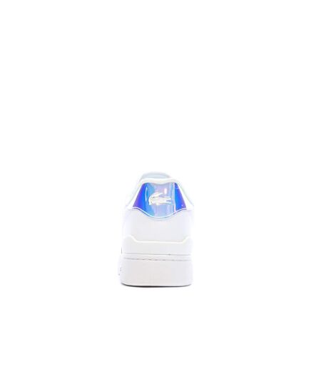 Baskets blanches femme lacoste t-clip set 224
