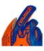 Childrens/kids Attrakt Solid Goalkeeper Gloves Blue Orange Reusch-3