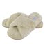 Miss Sparrow - Ladies Open Toe Bedroom House Slippers-1