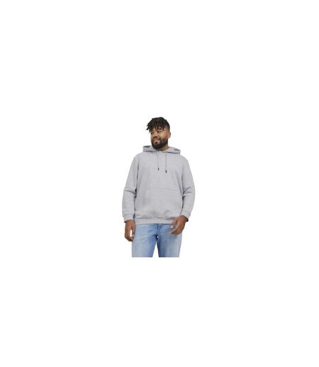 Mens Bradley Plus Hoodie Grey Jack And Jones