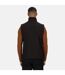 Regatta Mens Flux Softshell Bodywarmer / Water Repellent Sleeveless Jacket (All Black)
