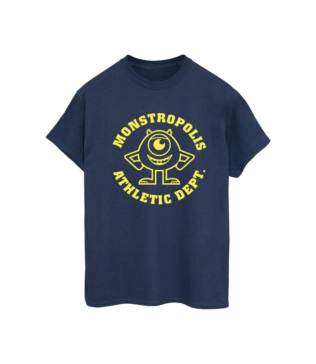 Disney Femme/Les femmes Monsters University Monstropolis T-Shirt Boyfriend en coton (Bleu marine) - UTBI50778-1