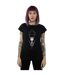 Disney T-shirt en coton Femmes/Dames Maleficent Mistress Of Evil Face (Noir) - UTBI30610-2