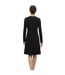 Robe Mi-longue Dariva Femme Noir Boss-3