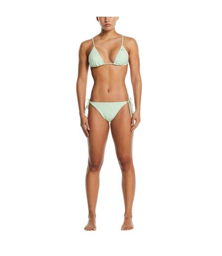 Bas De Maillot De Bain Motif/style En Relief Femme Vert Vapeur Nike