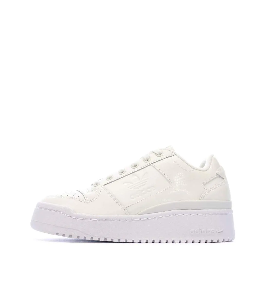 Baskets ecru femme adidas forum bold-1