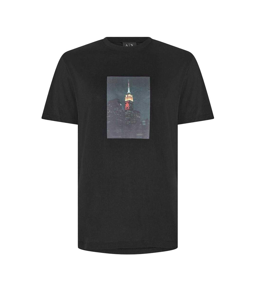 T-shirt Motif/style Ligne D´horizon Homme Noir Armani Exchange-1
