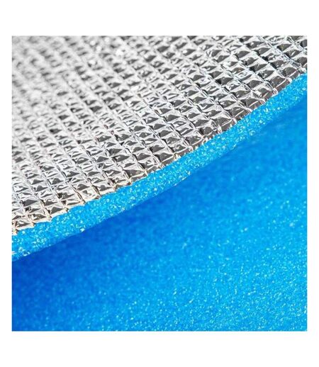 Tapis De Couchage Eiger 180 Cm X 50 Cm Bleu Gris Argenté Spokey