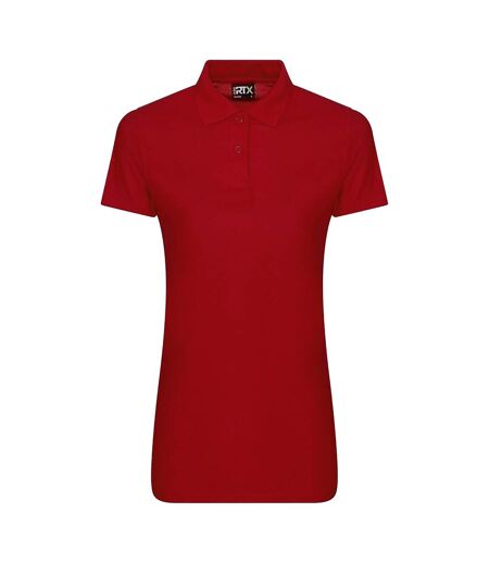 PRO RTX Womens/Ladies Pro Polyester Polo Shirt (Red)