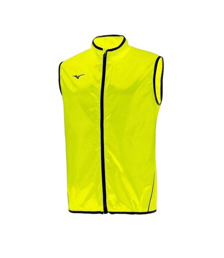 Veste sans manches jaune homme mizuno rain