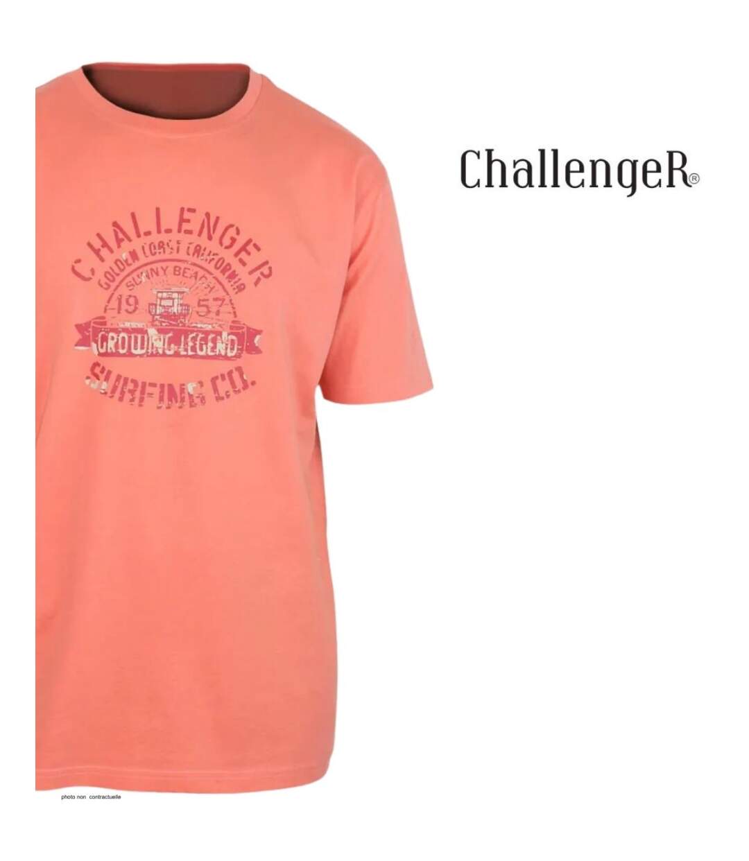 Tee - shirt  sérigraphie poitrine A2133B-4