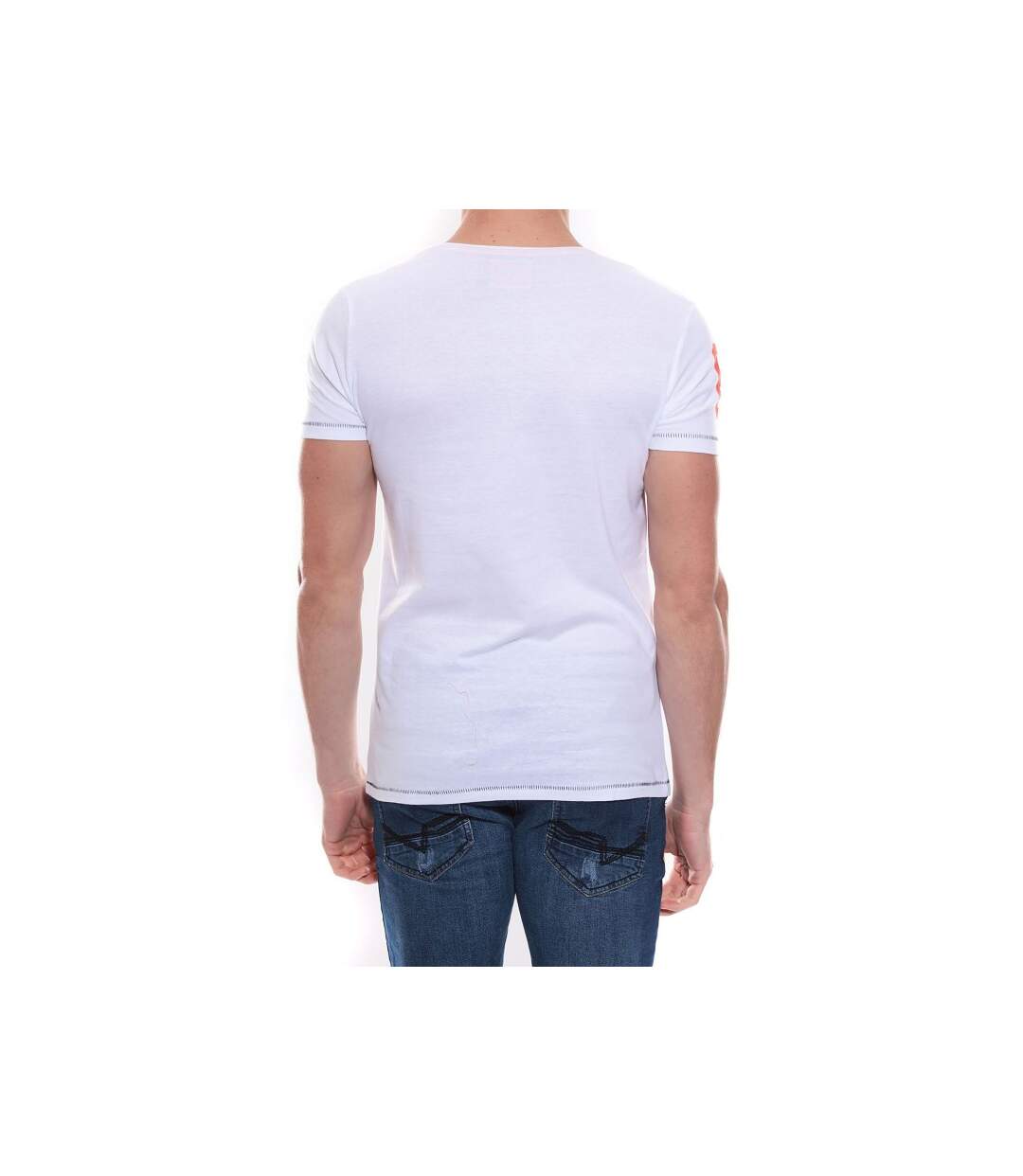 T-shirt col rond en coton NEWTON