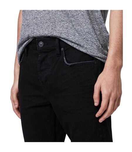Mens Cigarette Skinny Jeans Jet Black AllSaints