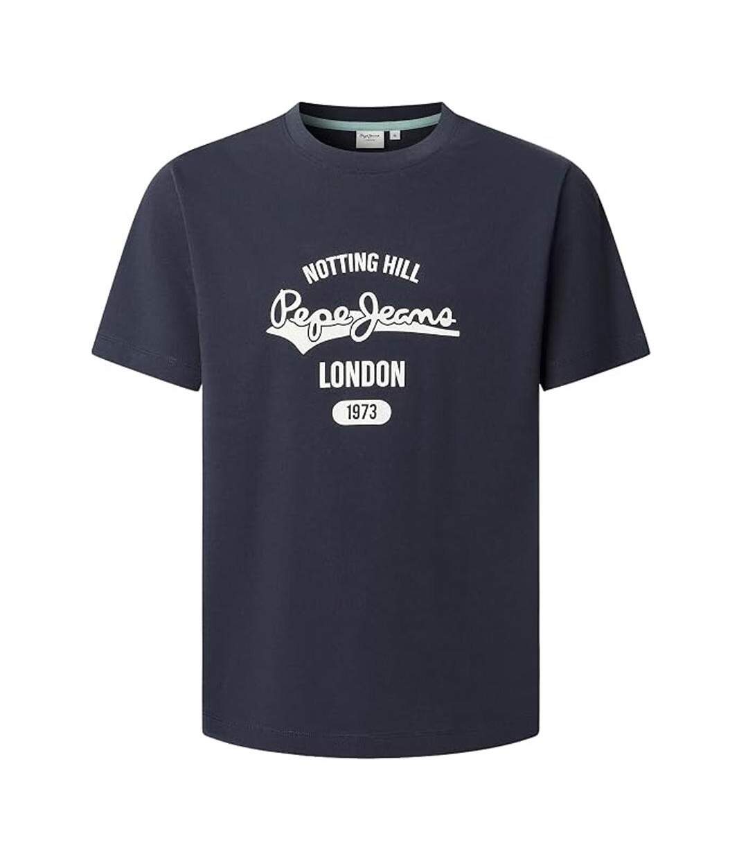 T-Shirt marine homme pepe jeans jimmy-1