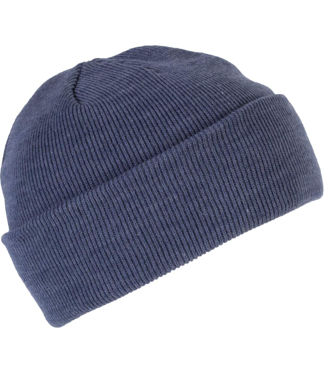 Bonnet tricoté adulte - KP031 - bleu heather-1