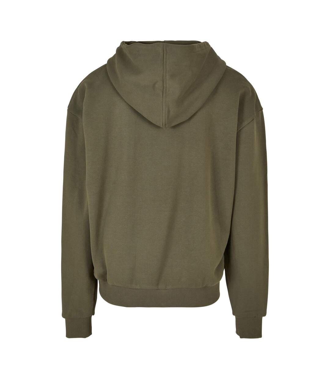 Veste À Capuche Style Rétro Homme Olive Build Your Brand-3