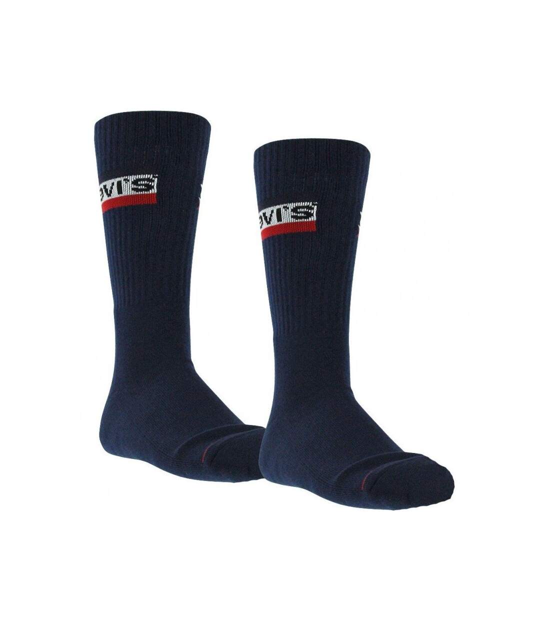 LEVI'S Lot de 2 paires de Chaussettes Mixte Coton OLYMP Marine-1