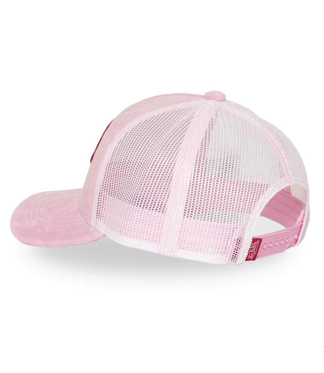 Casquette trucker avec filet en velours Kylie Vondutch-4