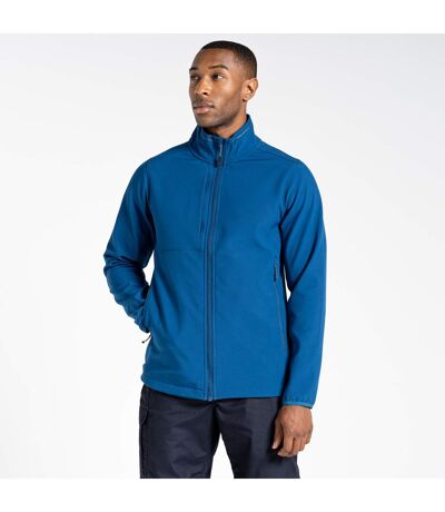 Mens Expert Basecamp Soft Shell Jacket Poseidon Blue Craghoppers