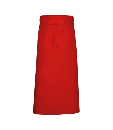Tablier Bistrot Taille Unique Rouge Link Kitchen Wear