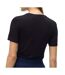 T-shirt noir femme vero moda malberte-2