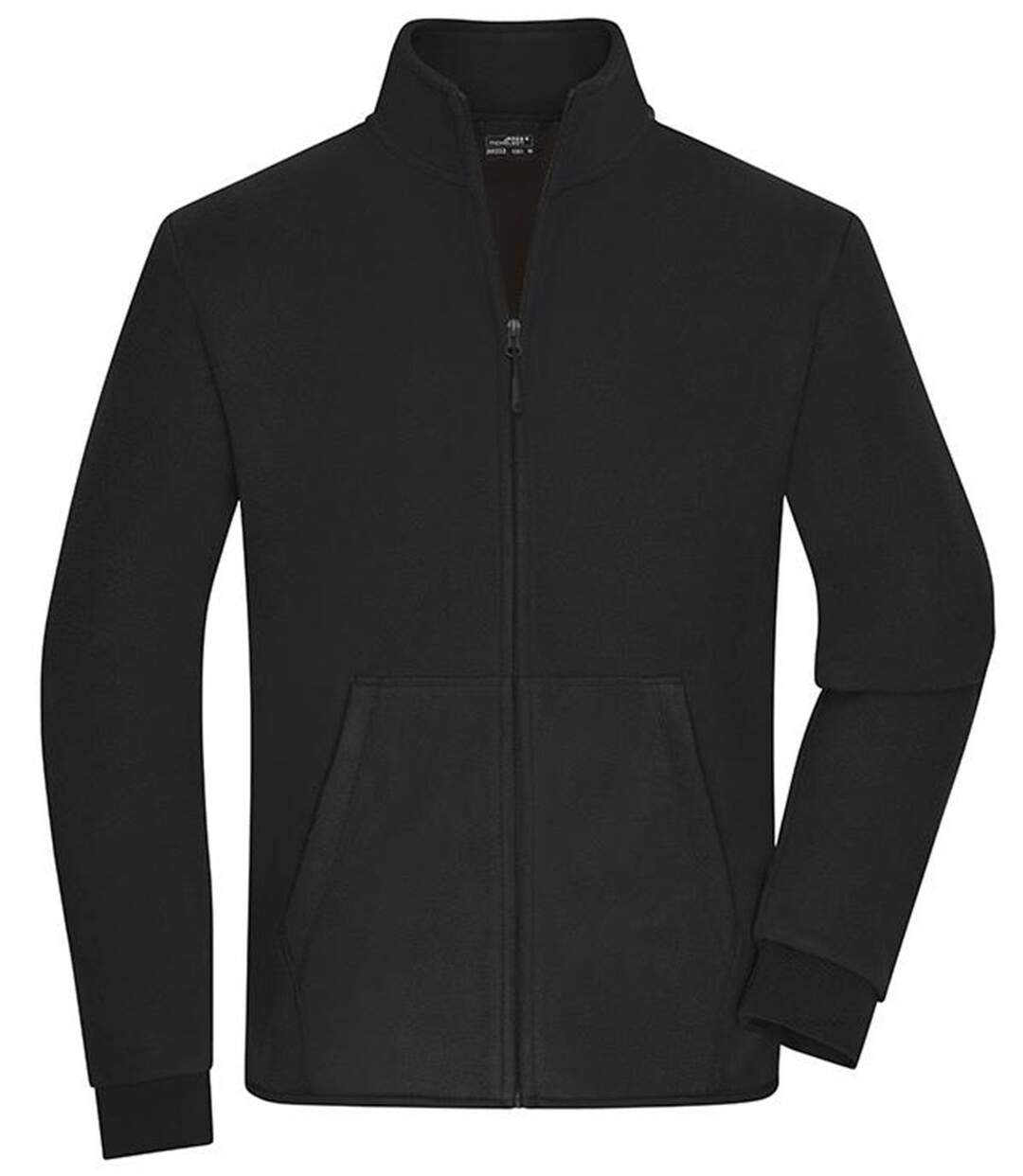 Veste polaire zippée - Homme - JN1322 - noir et gris foncé-2