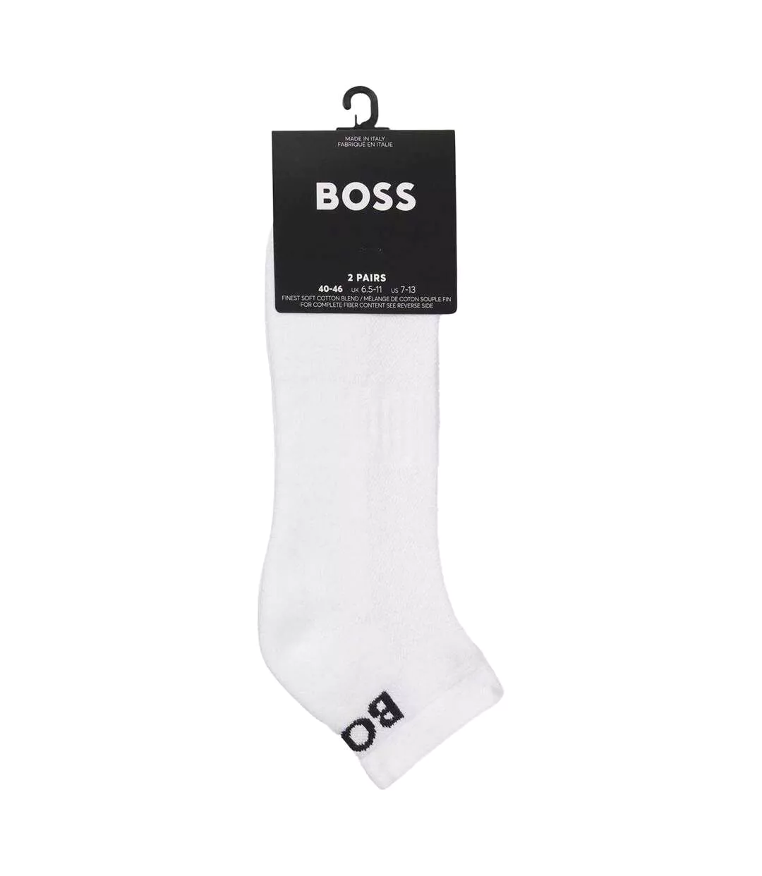 Socquettes Homme Blanc Boss-3