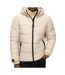 Doudoune beige homme superdry puffer-1