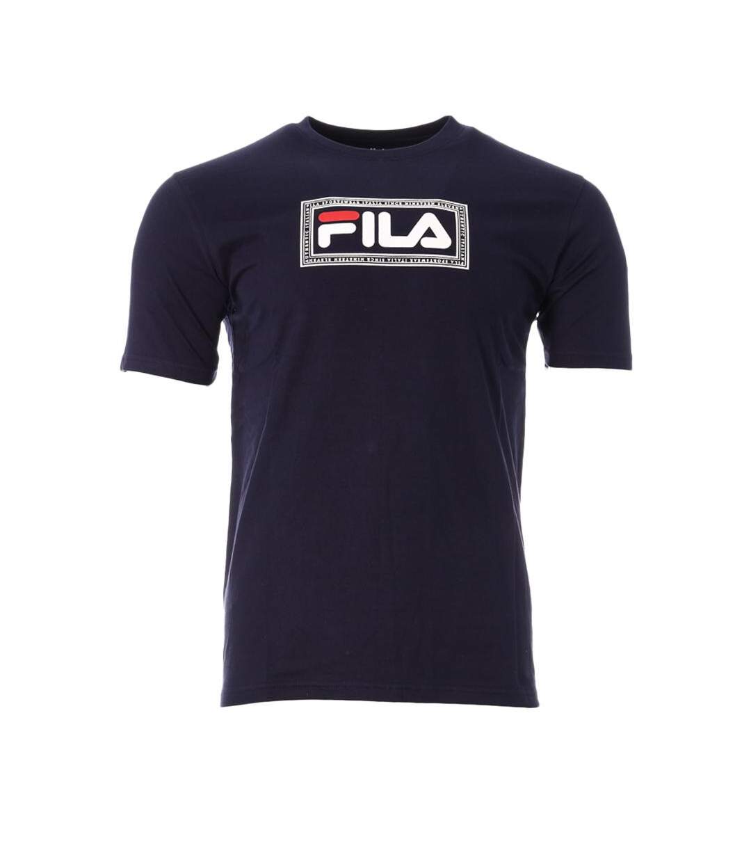 T-shirt noir homme fila build - l-1