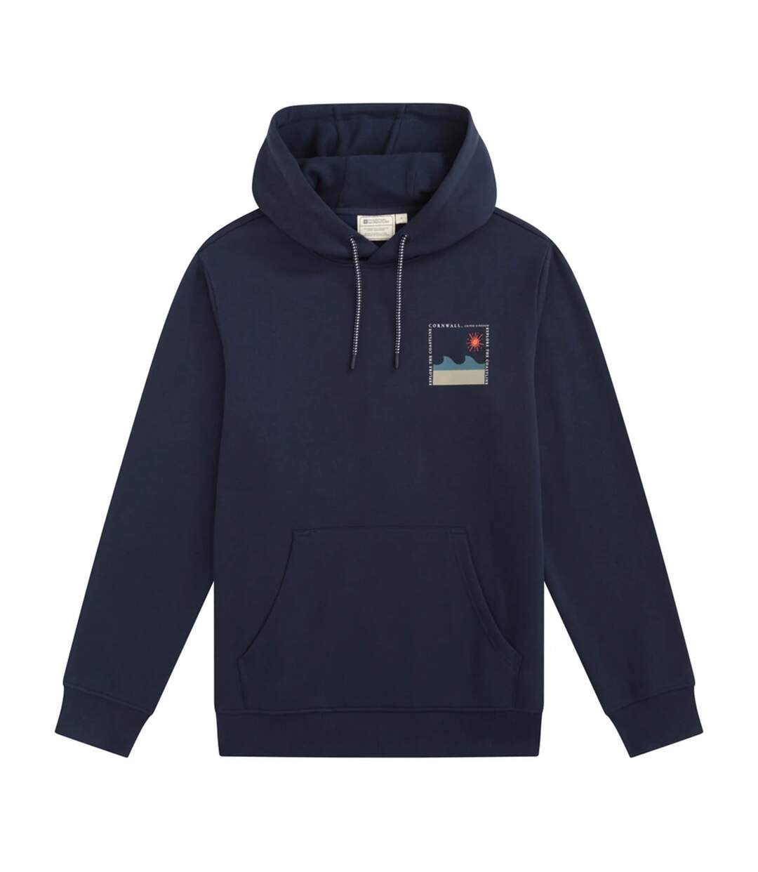 Sweat À Capuche Homme Cornwall Sunrise Bleu Marine Mountain Warehouse-1
