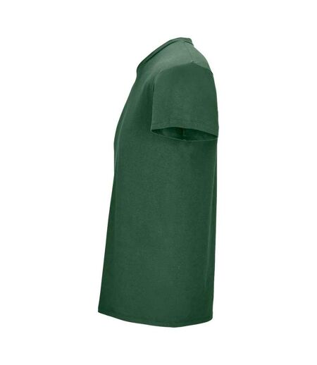 Unisex adult crusader recycled t-shirt bottle green SOLS