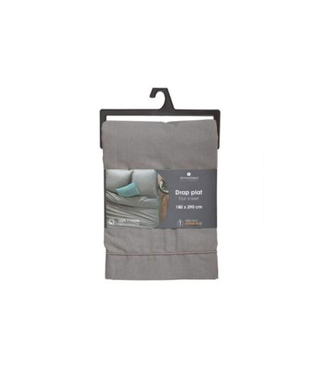 Drap Plat Intérieur 180x290cm Gris