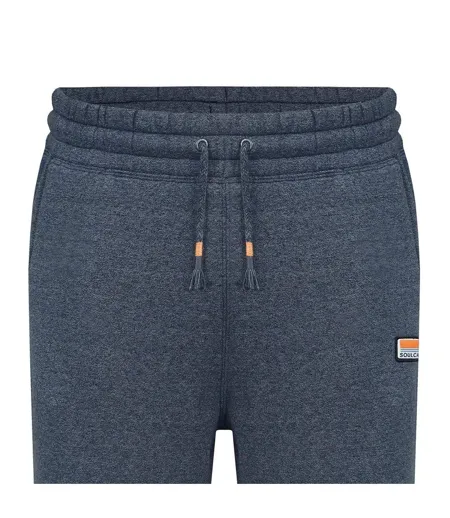 Mens Signature Fleece Jogging Bottoms Dark Charcoal Marl SoulCal