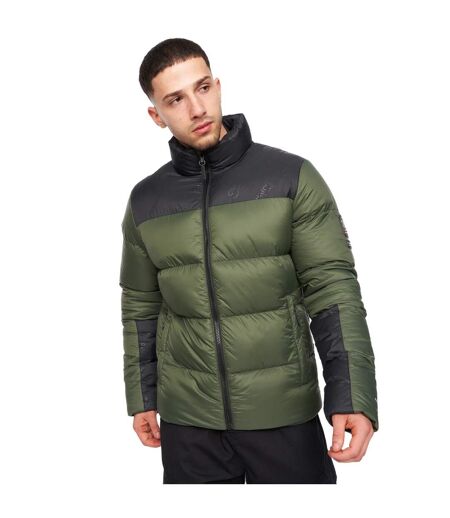 Veste demerley homme vert sombre / noir Crosshatch Crosshatch