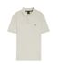 Mens Cotton Polo Shirt White Boss-1