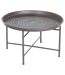 Table d'appoint en métal Instant - Diam. 65 cm - Gris