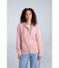 Womens/ladies nikki organic zipped hoodie light pink Animal-1