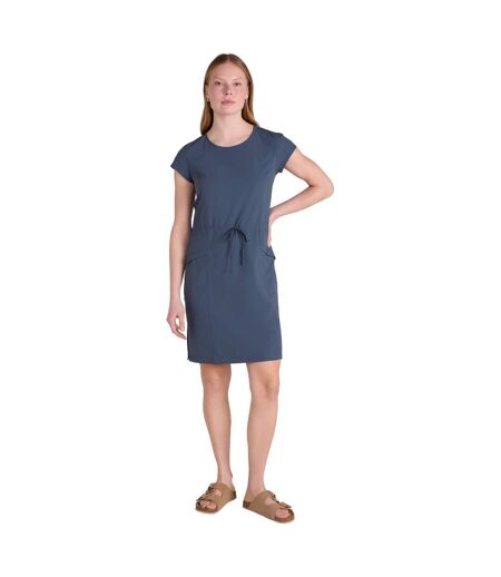 Womens/ladies Tahiti Quick Dry Dress Dark Blue Mountain Warehouse