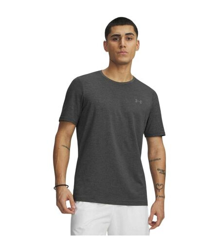 Mens Vanish T-shirt Black Grey Under Armour
