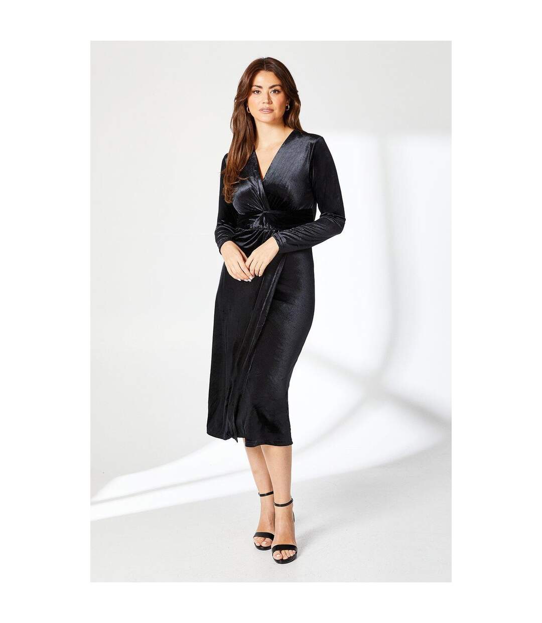 Robe mi-longue femme noir Principles