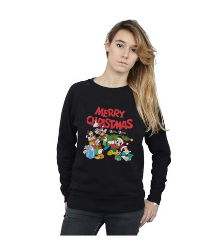 Disney Pantalon de survêtement Mickey And Friends Winter Wishes - Femmes/Ladies (Noir) - UTBI28079