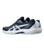 Womens/ladies Game Tennis Shoes Midnight White Asics-2