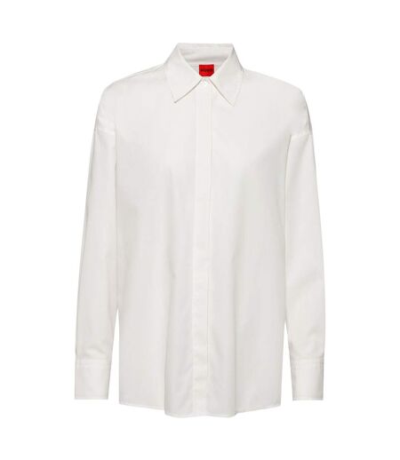 Womens/ladies Evilysa Shirt Natural Hugo
