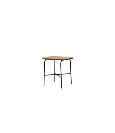 Table de Jardin en Bois Holmbeck 88cm Naturel