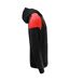 Mens Hoodie Black Red Printer PRIME-4